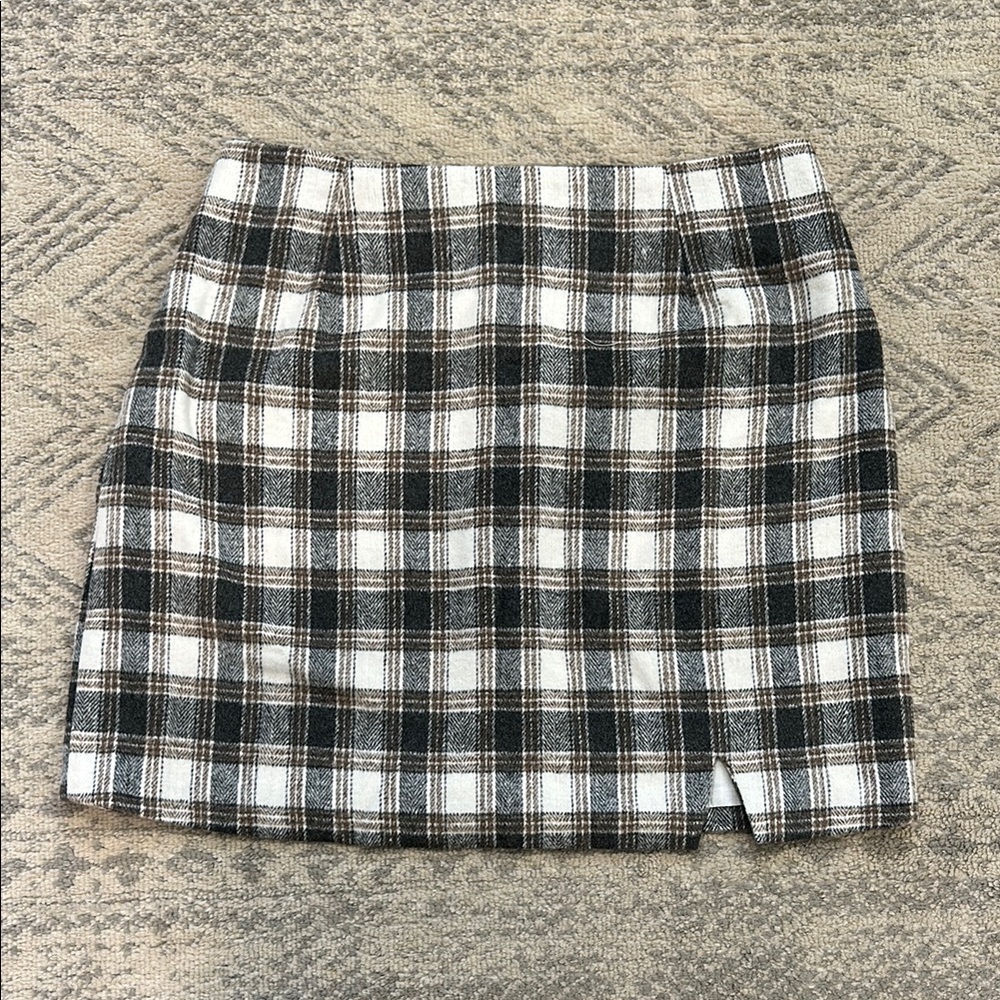 Plaid Mini Skirt